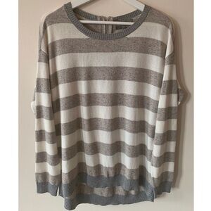 Michael Stars • M/L • Merino Wool Blend Striped Sweater
